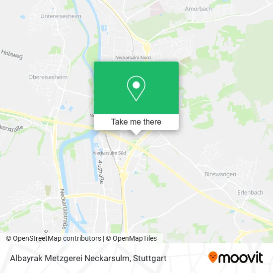 Карта Albayrak Metzgerei Neckarsulm