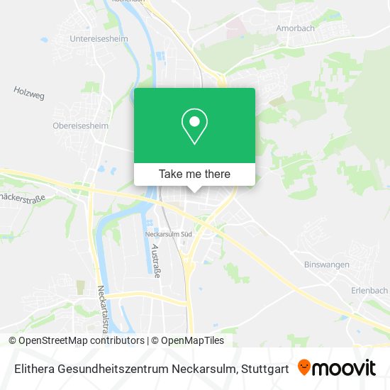 Elithera Gesundheitszentrum Neckarsulm map