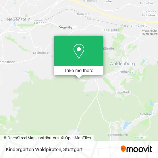 Карта Kindergarten Waldpiraten