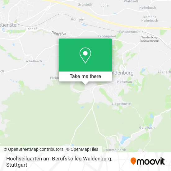 Карта Hochseilgarten am Berufskolleg Waldenburg