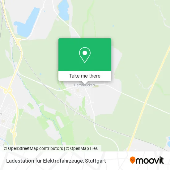Карта Ladestation für Elektrofahrzeuge