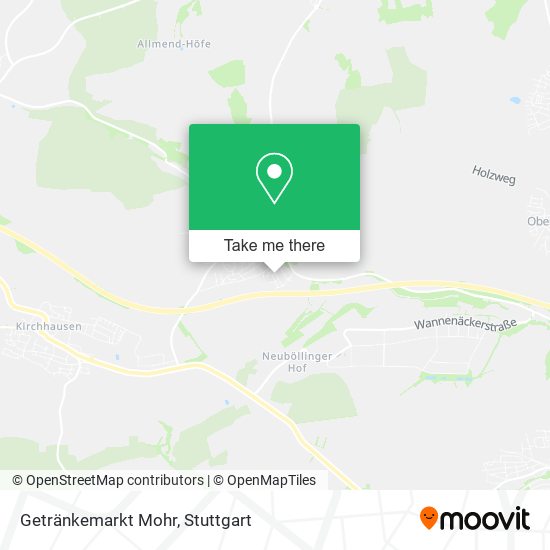 Карта Getränkemarkt Mohr