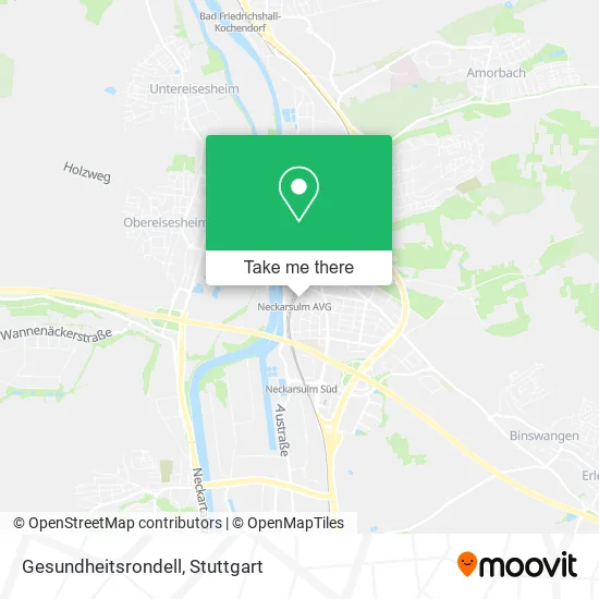 Карта Gesundheitsrondell