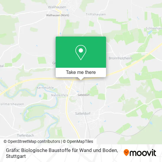 Карта Gräfix: Biologische Baustoffe für Wand und Boden