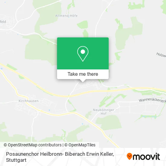 Карта Posaunenchor Heilbronn- Biberach Erwin Keller