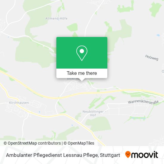 Ambulanter Pflegedienst Lessnau Pflege map