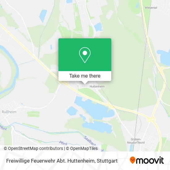 Карта Freiwillige Feuerwehr Abt. Huttenheim