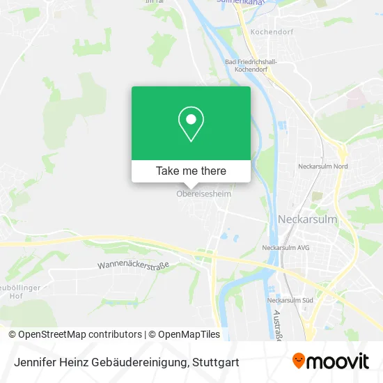Карта Jennifer Heinz Gebäudereinigung