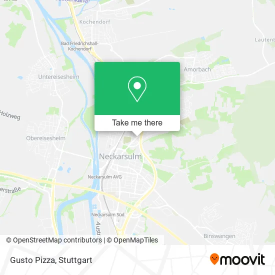 Карта Gusto Pizza