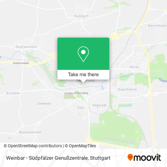 Карта Weinbar - Südpfälzer Genußzentrale