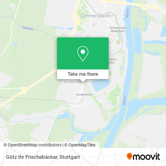 Карта Götz Ihr Frischebäcker