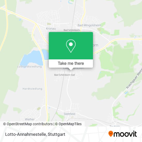 Lotto-Annahmestelle map