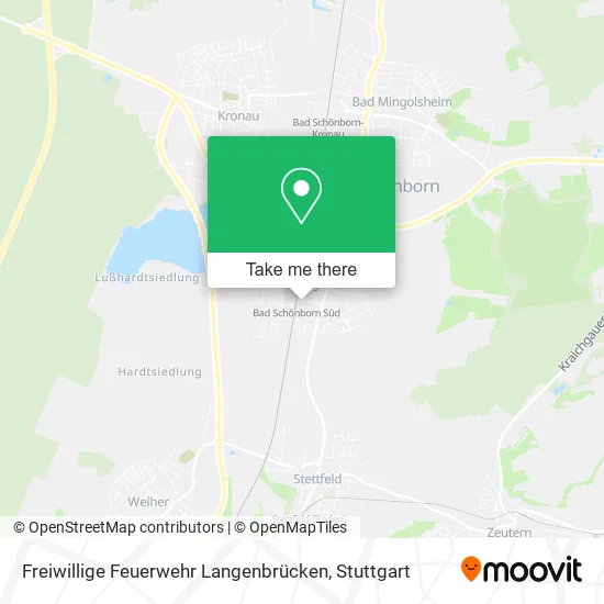 Карта Freiwillige Feuerwehr Langenbrücken