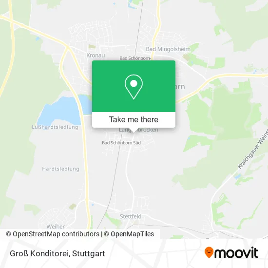 Карта Groß Konditorei