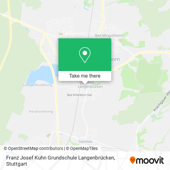 Карта Franz Josef Kuhn Grundschule Langenbrücken
