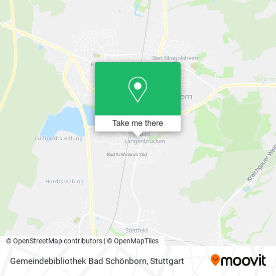 Gemeindebibliothek Bad Schönborn map