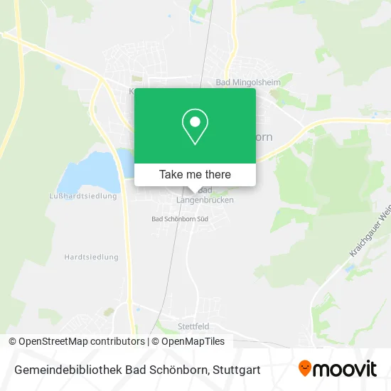Карта Gemeindebibliothek Bad Schönborn