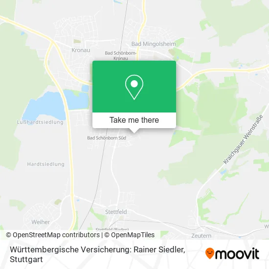 Württembergische Versicherung: Rainer Siedler map