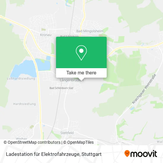 Карта Ladestation für Elektrofahrzeuge