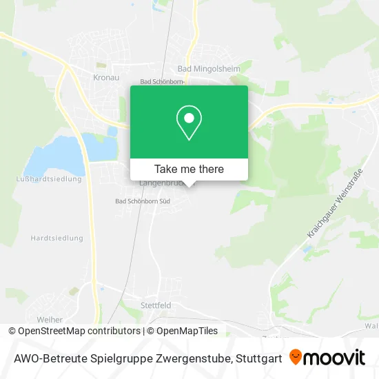 Карта AWO-Betreute Spielgruppe Zwergenstube