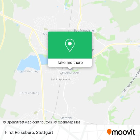 First Reisebüro map