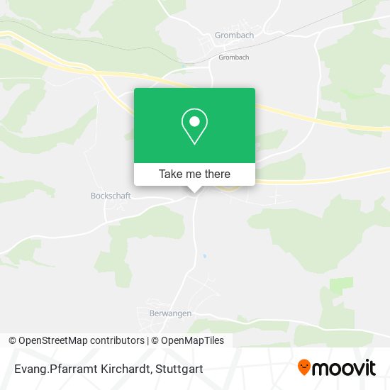 Карта Evang.Pfarramt Kirchardt