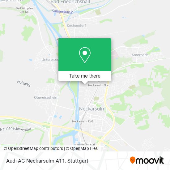 Карта Audi AG Neckarsulm A11