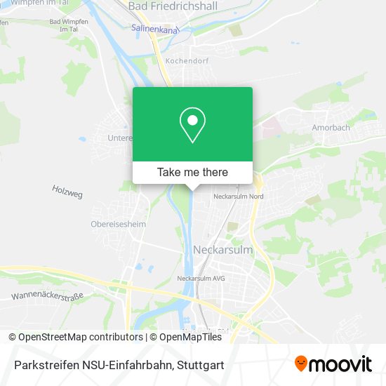 Карта Parkstreifen NSU-Einfahrbahn