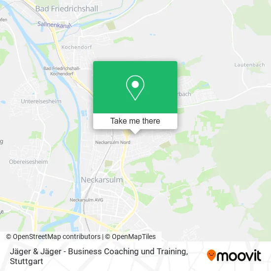 Карта Jäger & Jäger - Business Coaching und Training