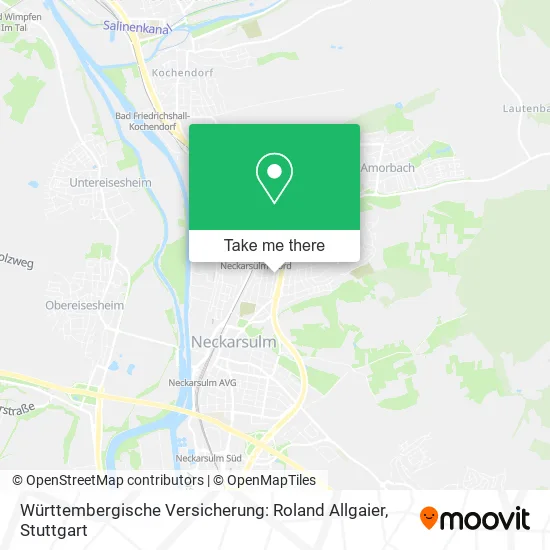 Карта Württembergische Versicherung: Roland Allgaier
