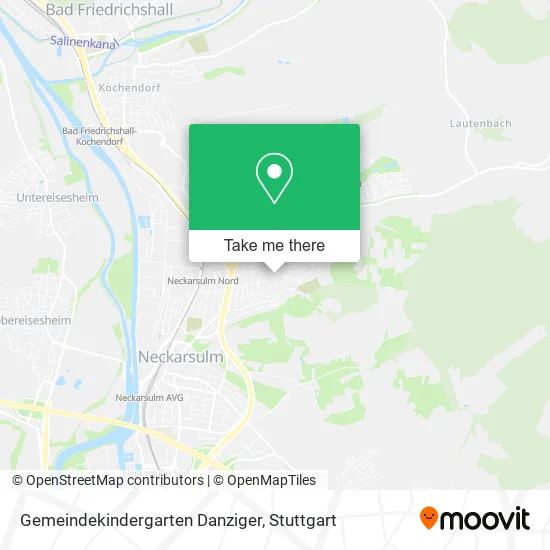 Карта Gemeindekindergarten Danziger