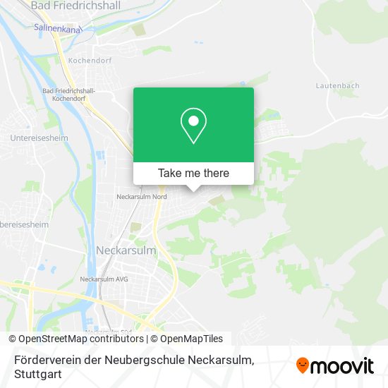 Карта Förderverein der Neubergschule Neckarsulm