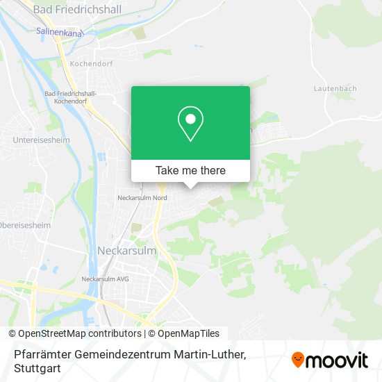 Pfarrämter Gemeindezentrum Martin-Luther map