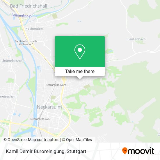 Kamil Demir Büroreinigung map