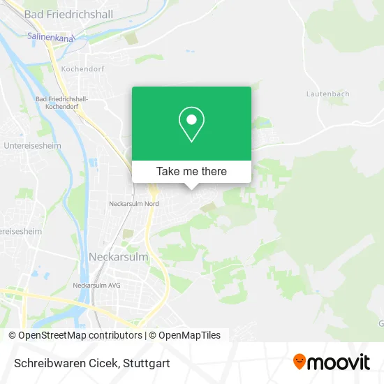 Карта Schreibwaren Cicek