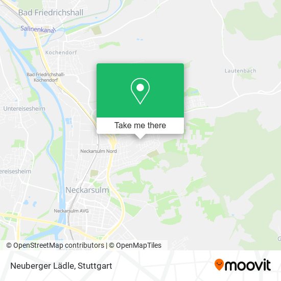 Neuberger Lädle map