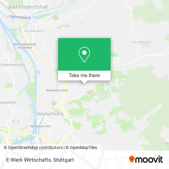 Карта E-Werk Wirtschafts