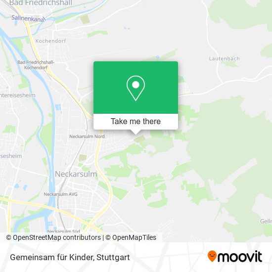 Gemeinsam für Kinder map