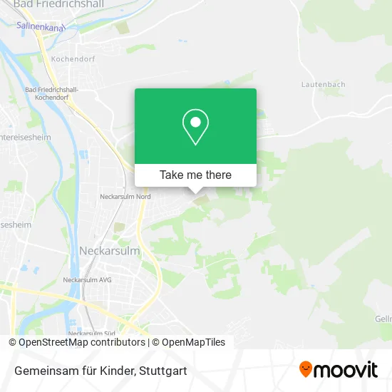 Карта Gemeinsam für Kinder