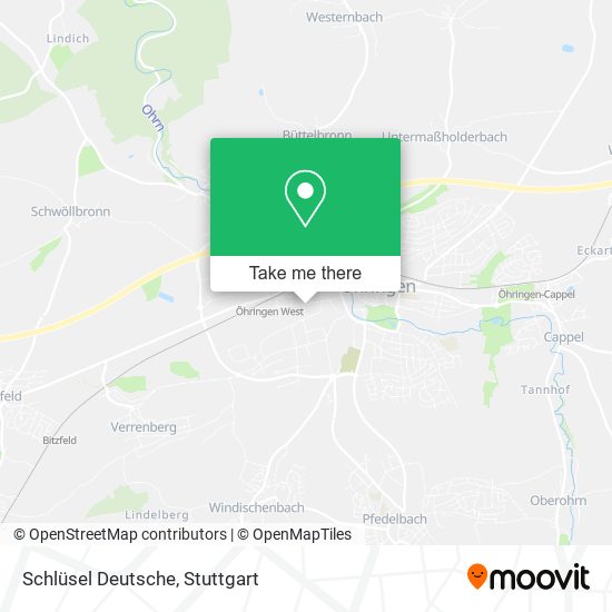 Schlüsel Deutsche map