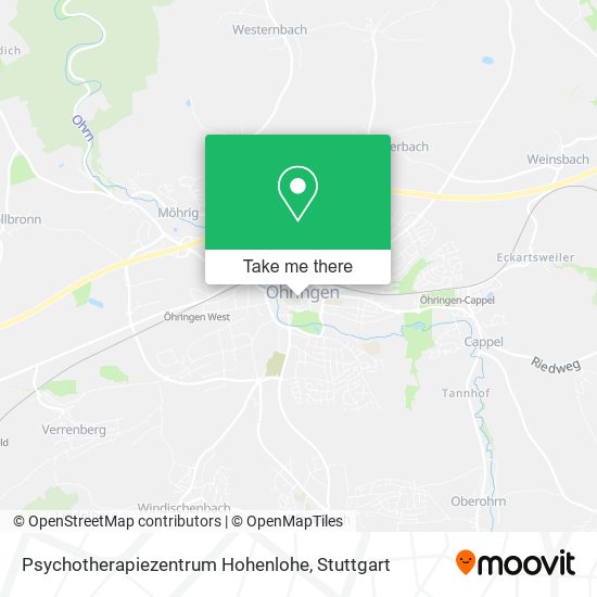 Psychotherapiezentrum Hohenlohe map