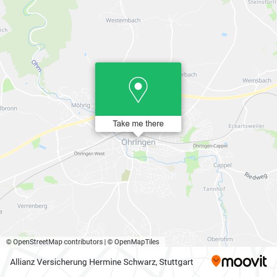 Карта Allianz Versicherung Hermine Schwarz