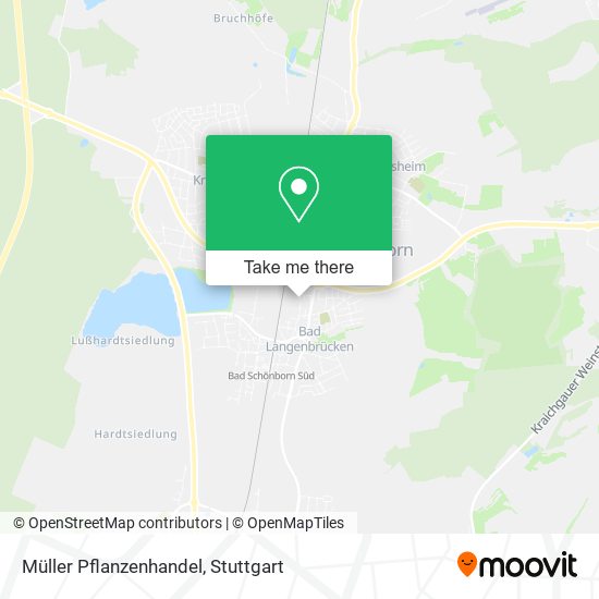 Müller Pflanzenhandel map