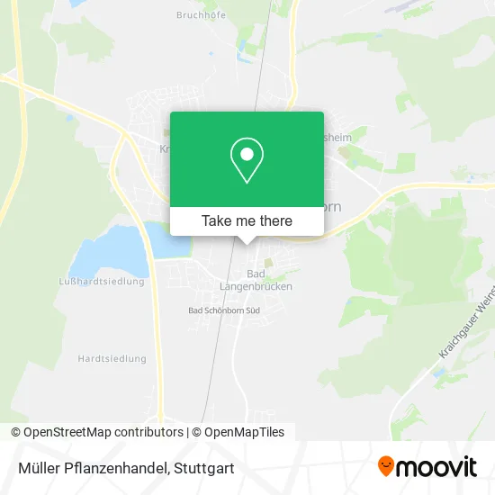 Карта Müller Pflanzenhandel