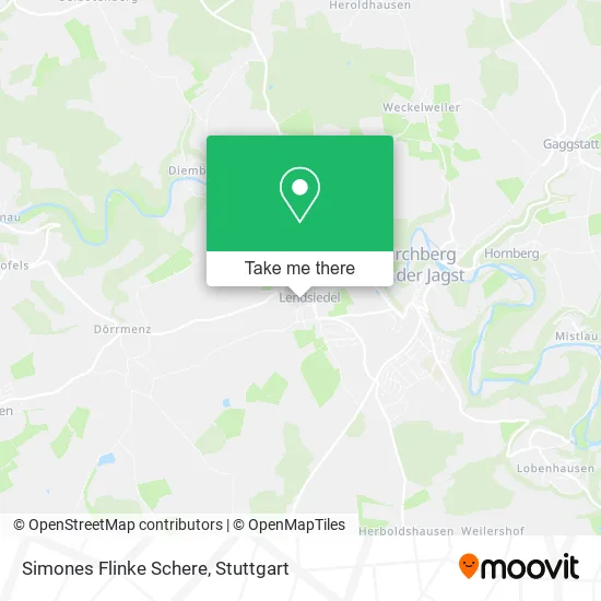 Карта Simones Flinke Schere