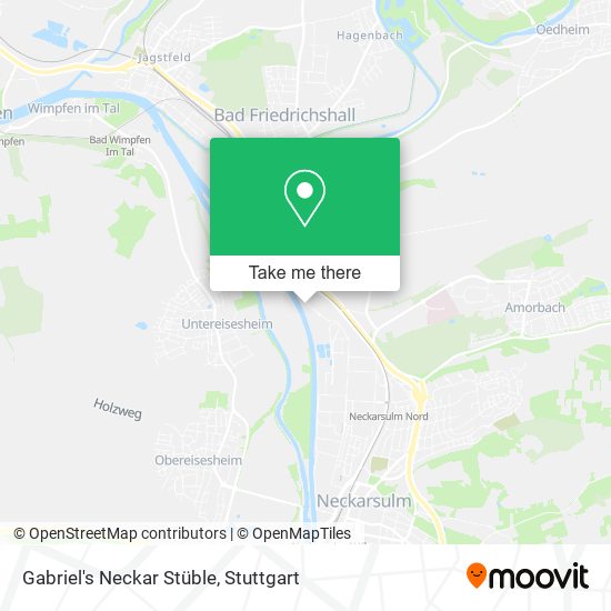 Gabriel's Neckar Stüble map