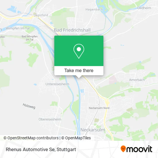 Карта Rhenus Automotive Se