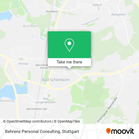 Behrens Personal Consulting map