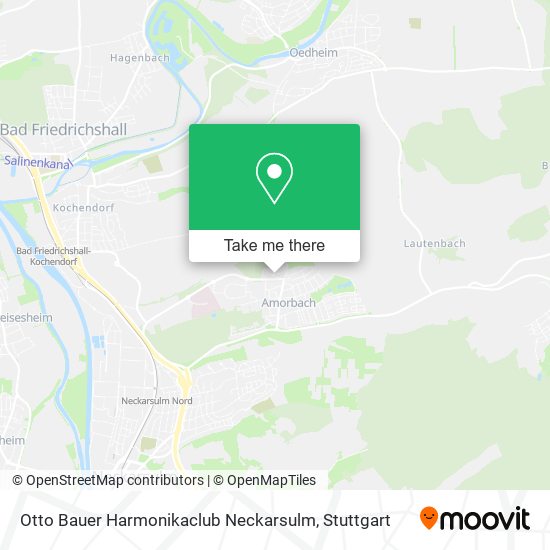 Otto Bauer Harmonikaclub Neckarsulm map