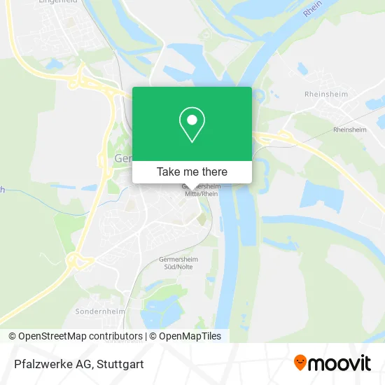 Карта Pfalzwerke AG